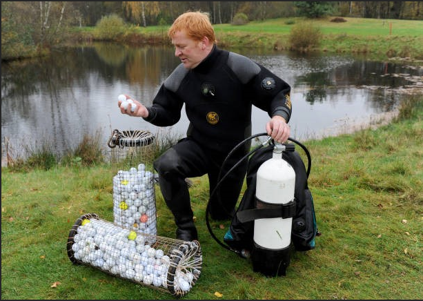 Clean Recovered Golf Balls